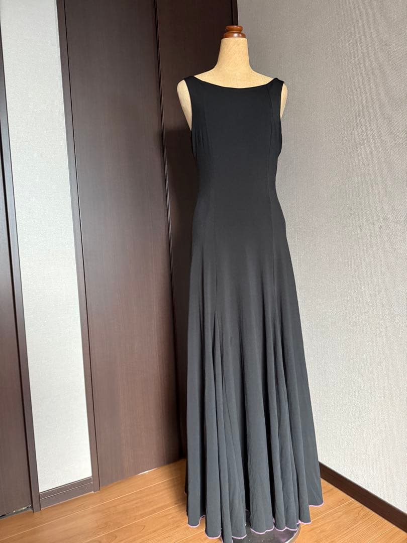 フラメンコ　リバーシブルニットワンピース　黒紫　ボレロセット　アルマフラメンカ