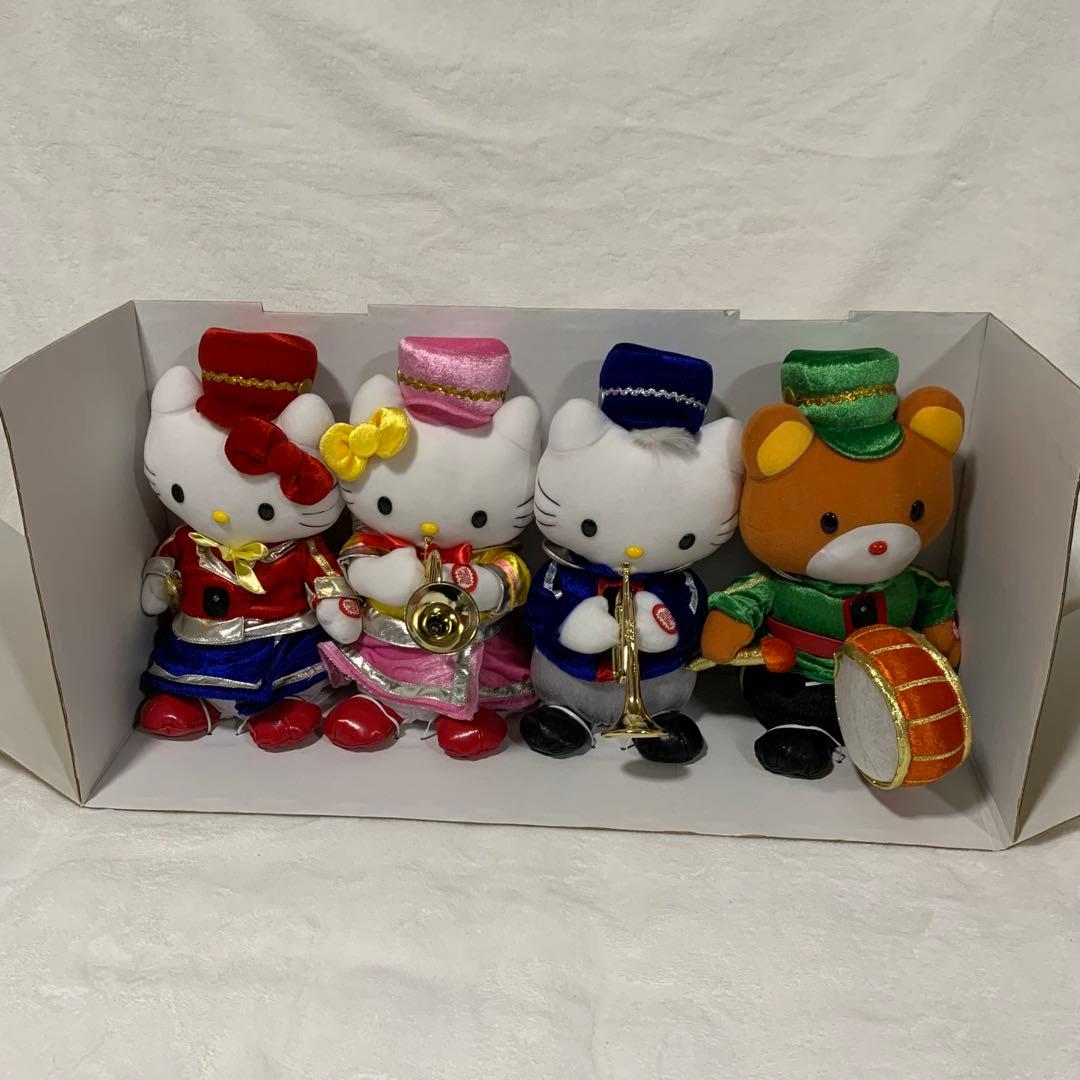 【動作確認済　2002年製】サンリオ　ハローキティマーチングドール4Pセット