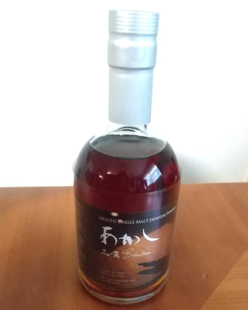 あかし 三鷹セレクション　シングルモルト ジャパニーズ ウィスキー500ml