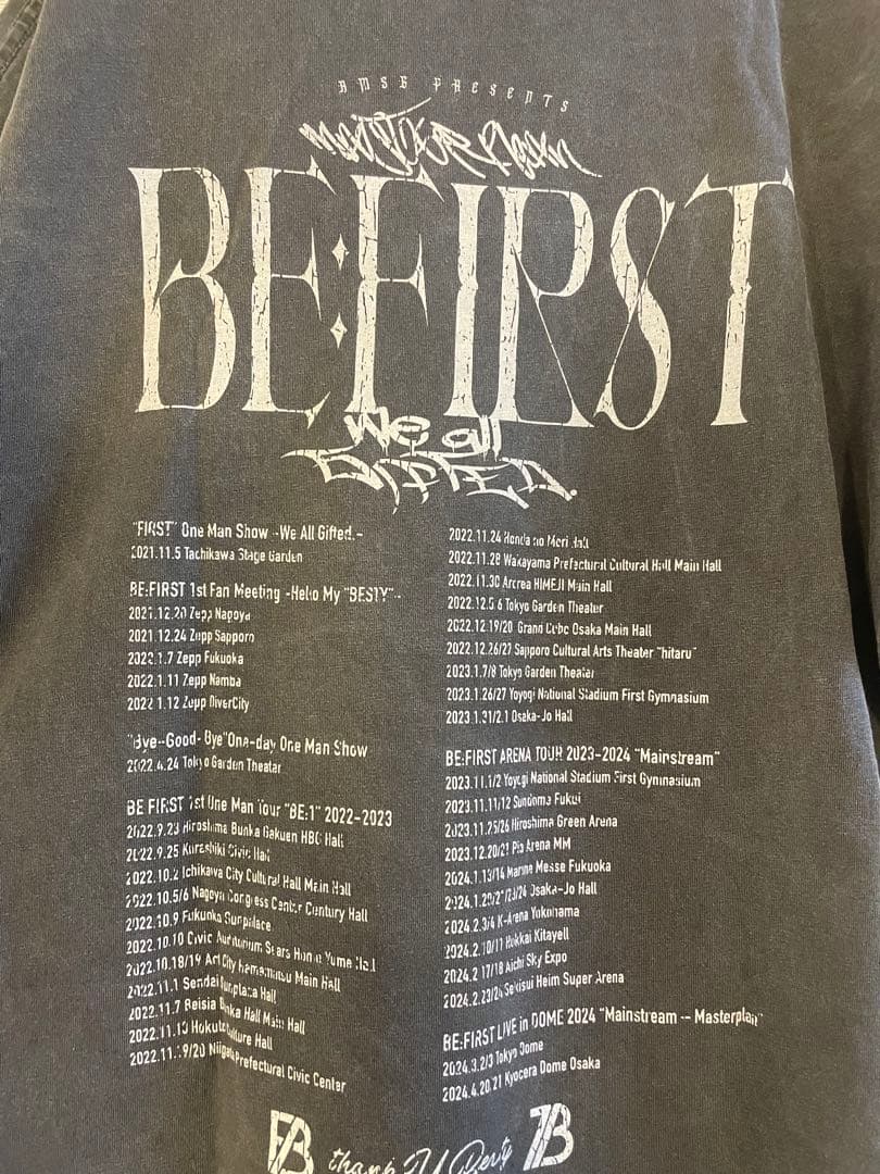 BE:FIRST グラフィックTシャツ アーティストTシャツ