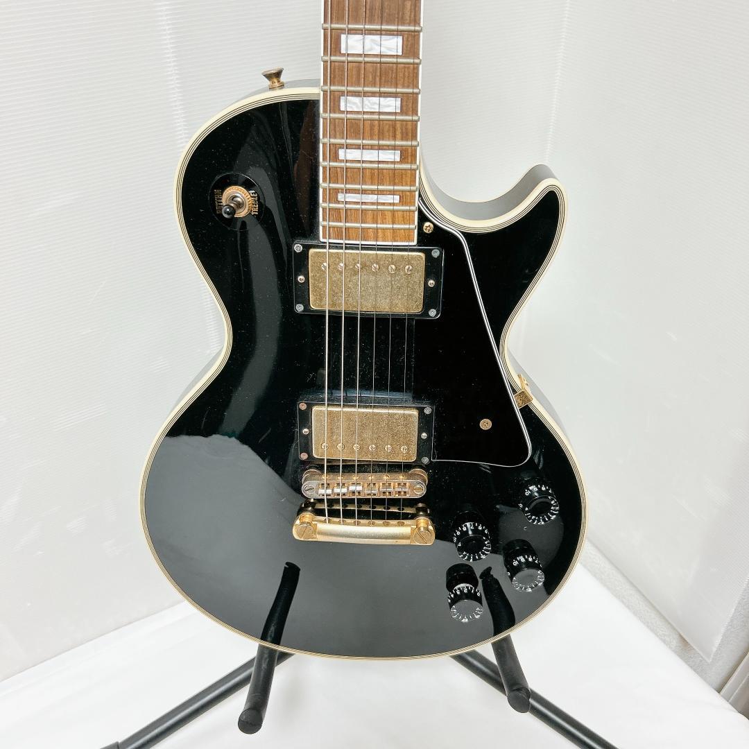 美品 Burny バーニー RLC-60 LesPaul Custom ブラック