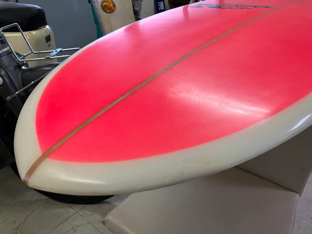 岡山手渡しロングボード　懐かしいパフォーマンス系9ft サーフィン　海遊び