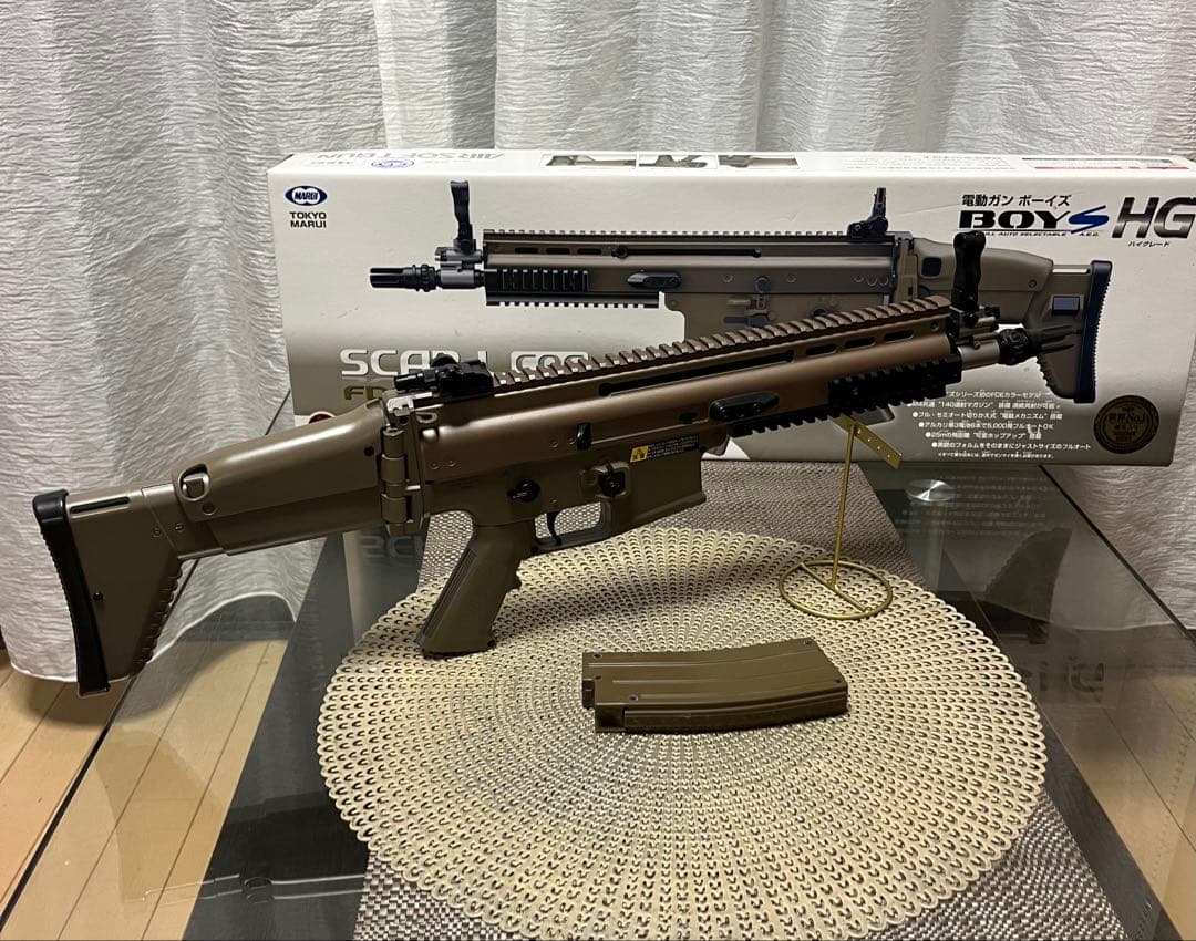 美品　東京マルイ カスタム品　SCAR L 電動ガン　ボーイズ　金属ピニオンギア