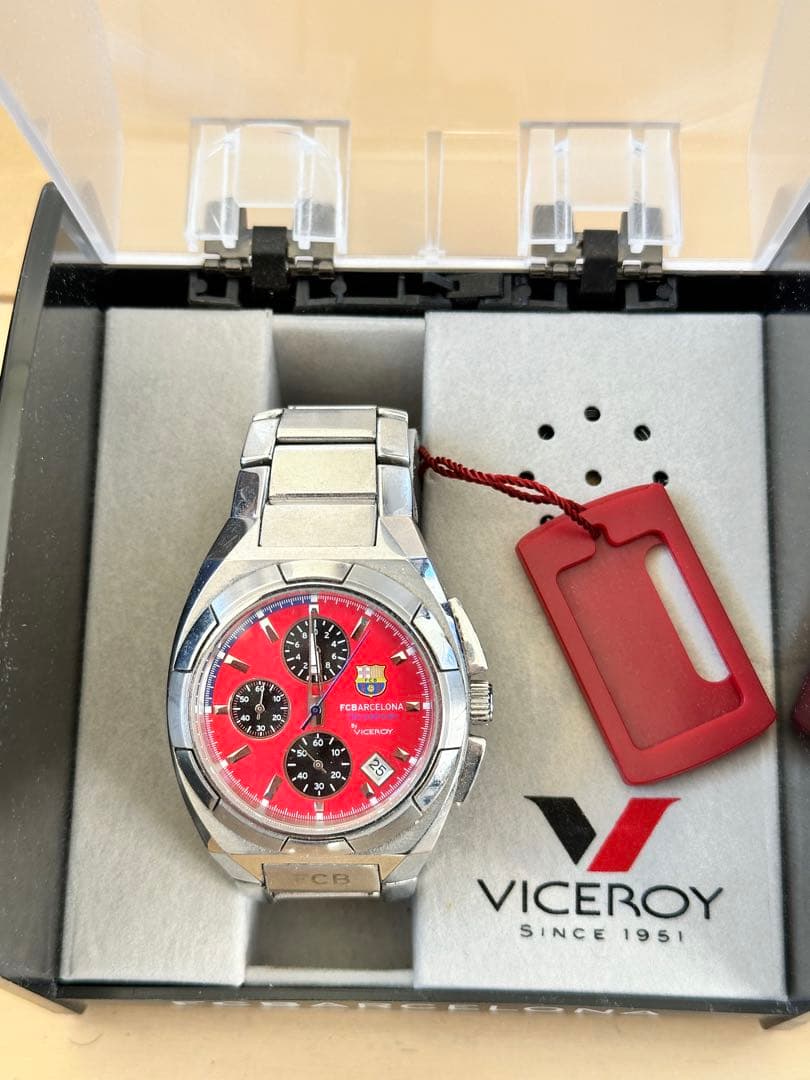 FCバルセロナ VICEROY 時計（2008-2009三冠記念モデル）