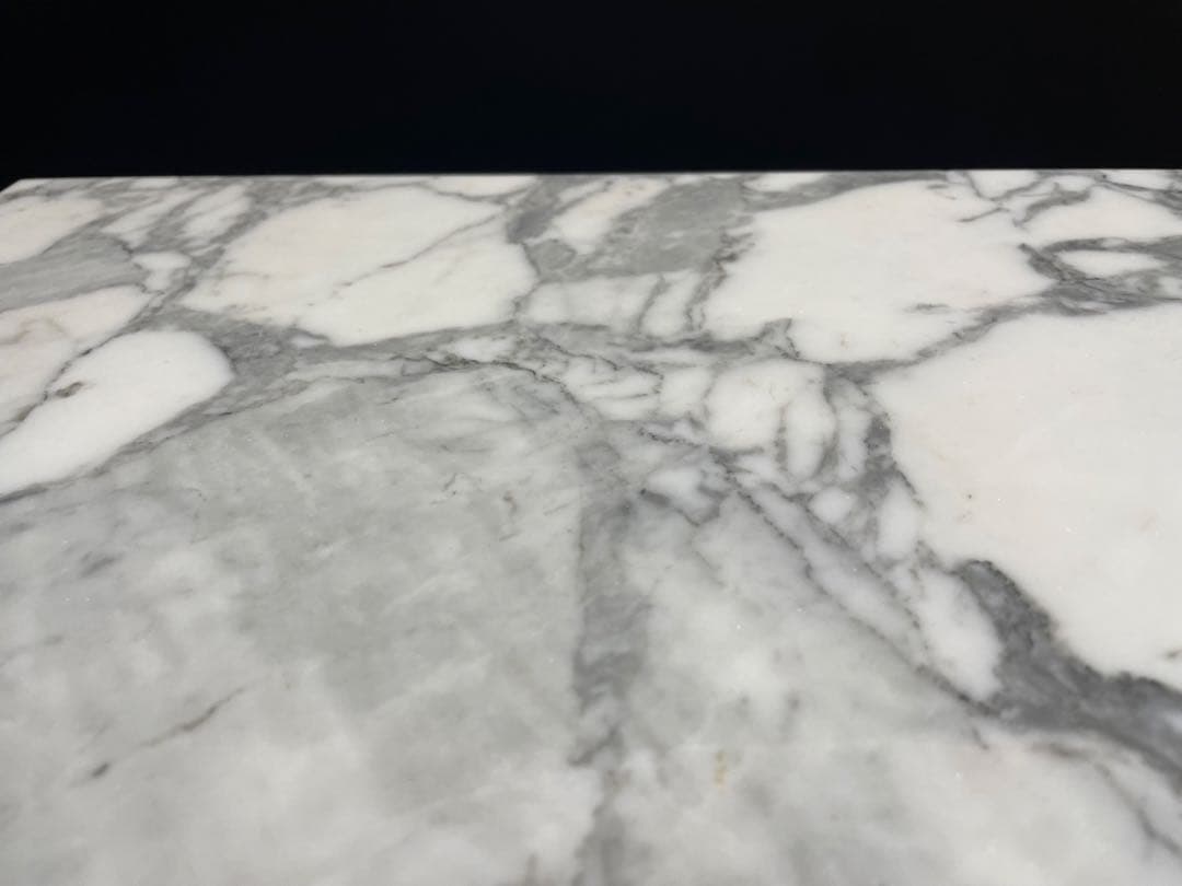 イタリア製　大理石　ハープ　サイドテーブル