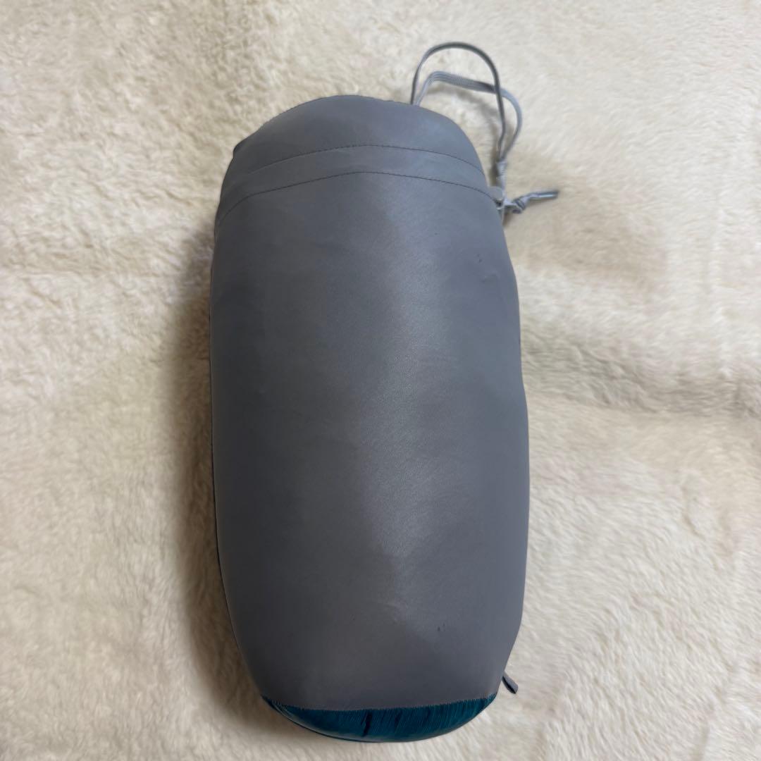 極美品モンベル800FP ダウンハガー800 #3 R/ZIP保管袋付　青緑