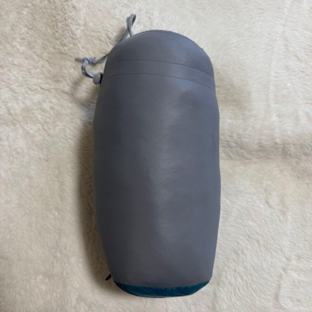 極美品モンベル800FP ダウンハガー800 #3 R/ZIP保管袋付　青緑