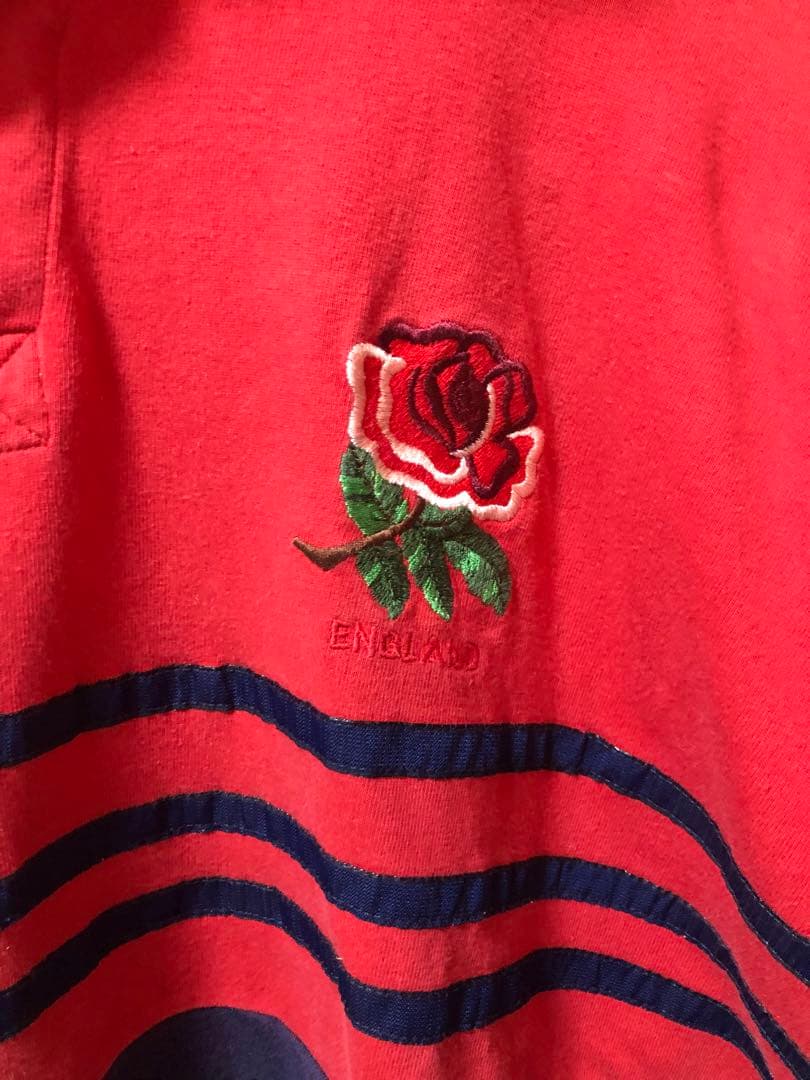 【希少ビンテージ/L】イングラン1997アウェイ ラグビージャージ W杯タグ付