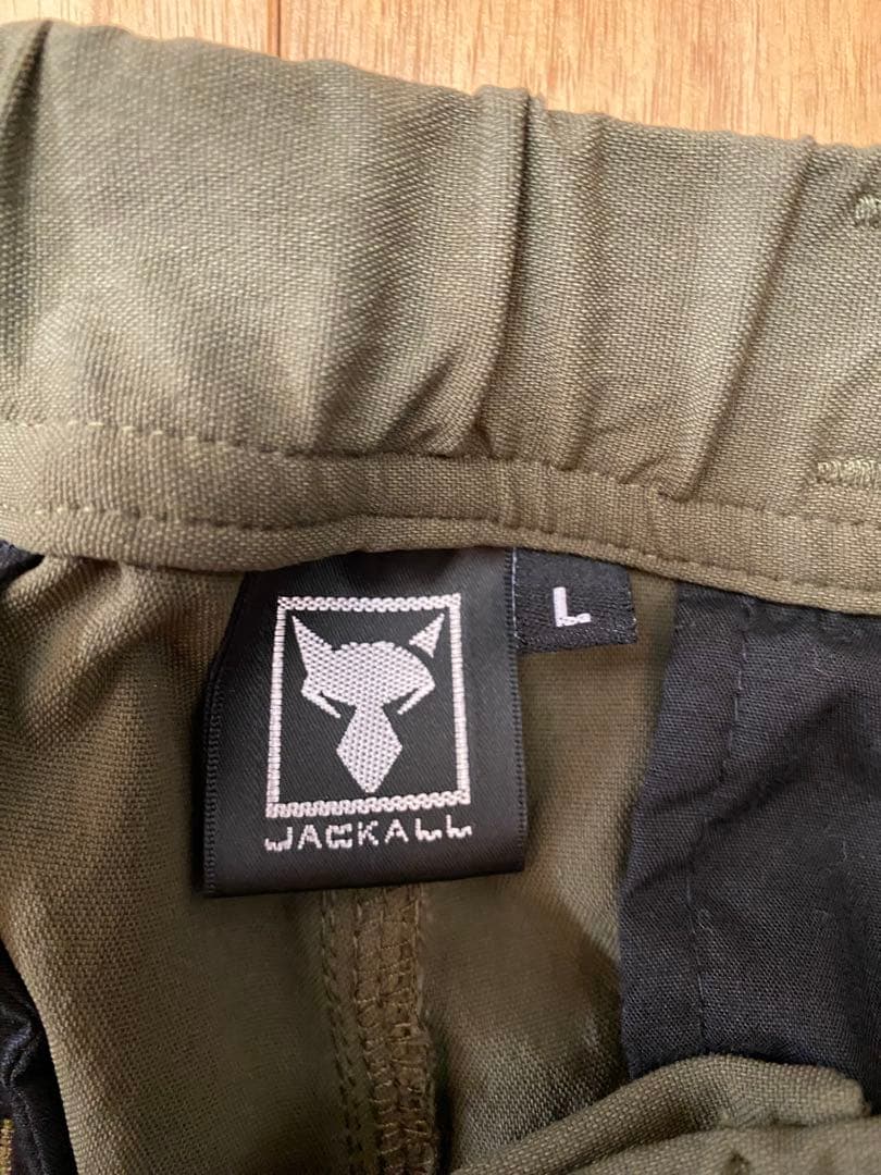 JACKALL ハイストレッチラギッドパンツ アーミーグリーン L ジャッカル
