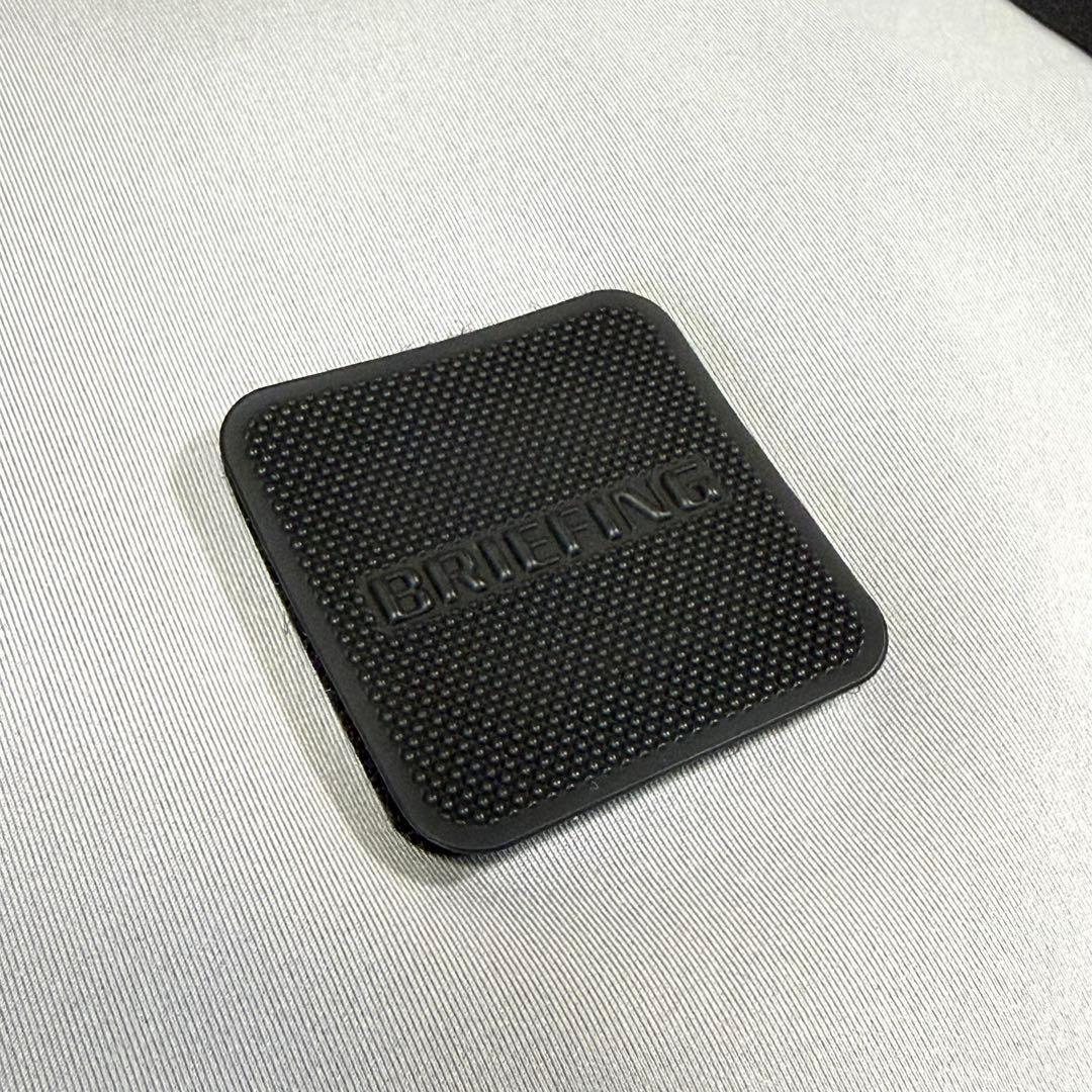 BRIEFING ジップアップ ベスト フード ゴルフ ストレッチ グレー L