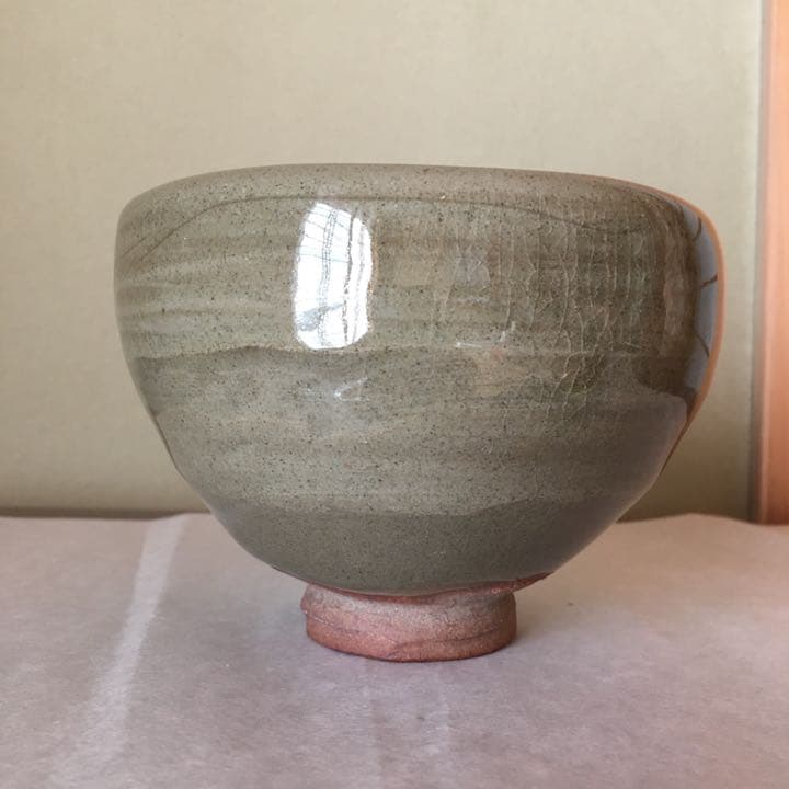 虫明焼　黒井千左作　茶碗