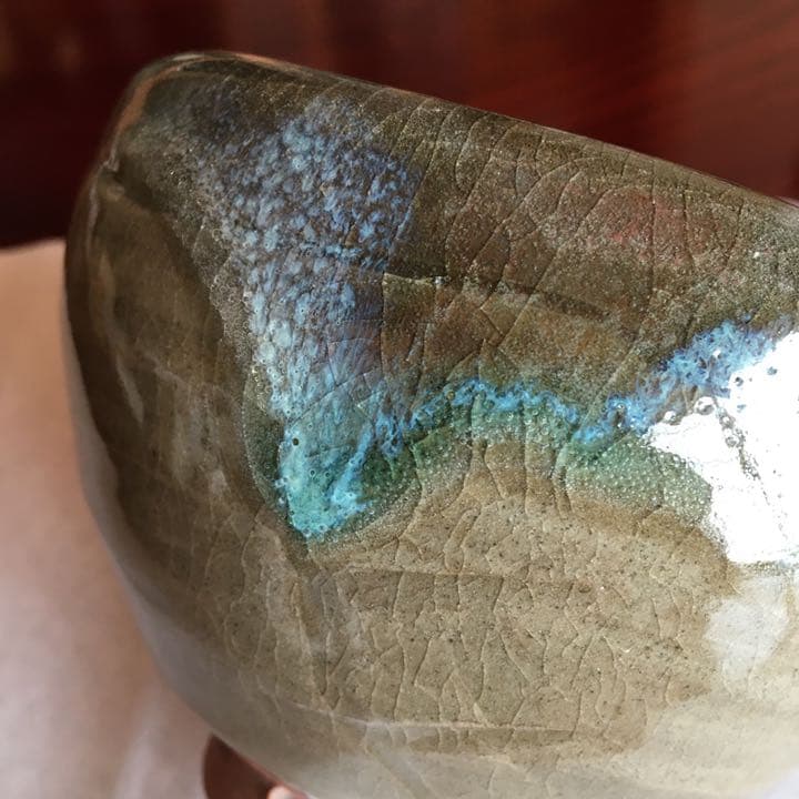 虫明焼　黒井千左作　茶碗