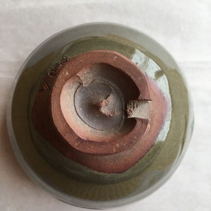 虫明焼　黒井千左作　茶碗