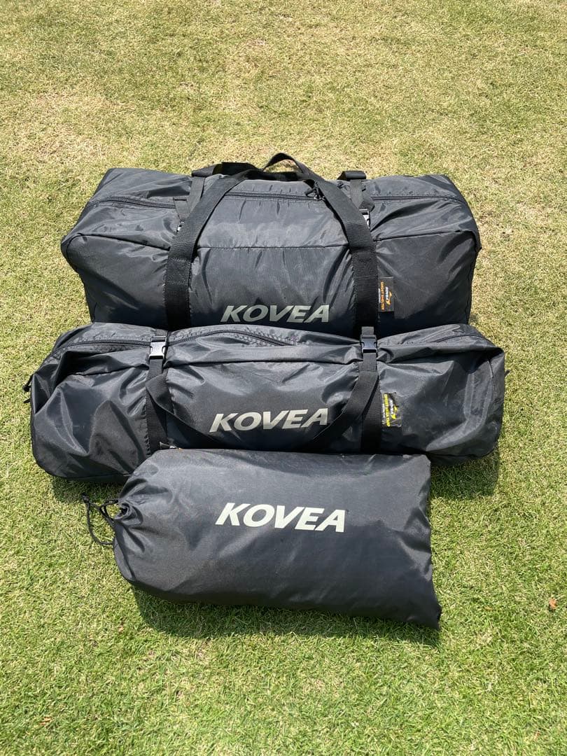 【使用回数1回】KOVEA フルセット　テント・タープ・ベスティブル　ベージュ