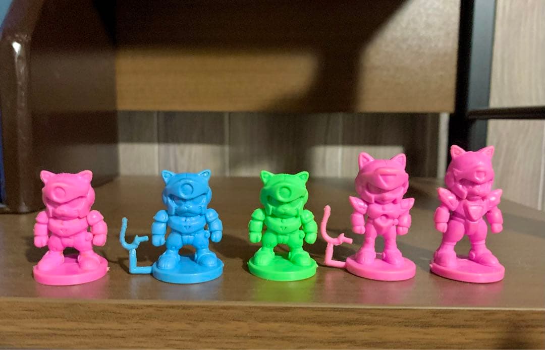 キャッ党忍伝てやんでえ 消しゴムフィギュア 5体セット