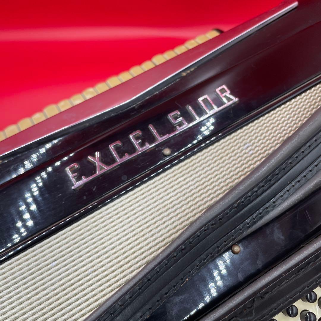 希少　EXCELSIOR mod.400　高級　アコーディオン　ケース付き　黒色