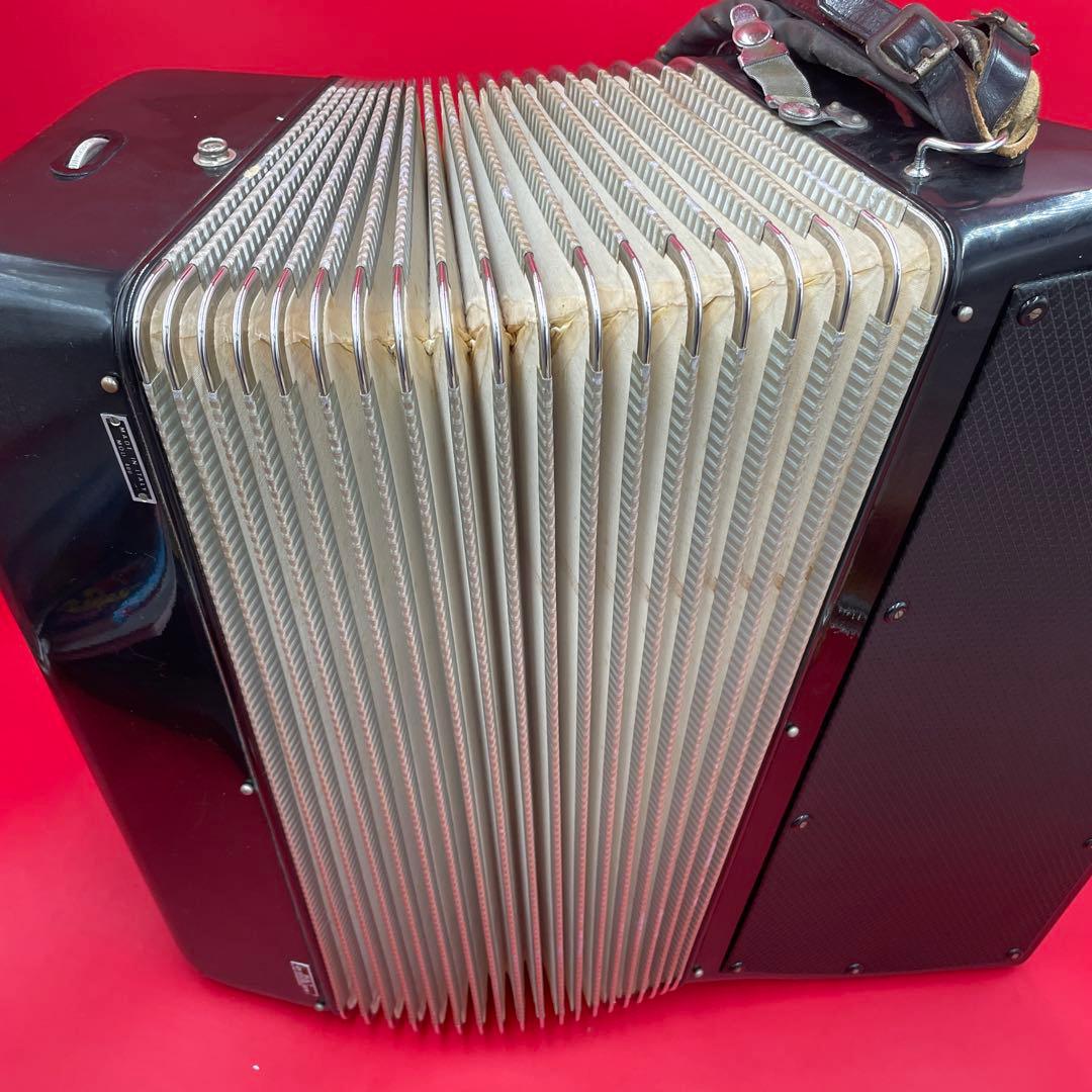 希少　EXCELSIOR mod.400　高級　アコーディオン　ケース付き　黒色