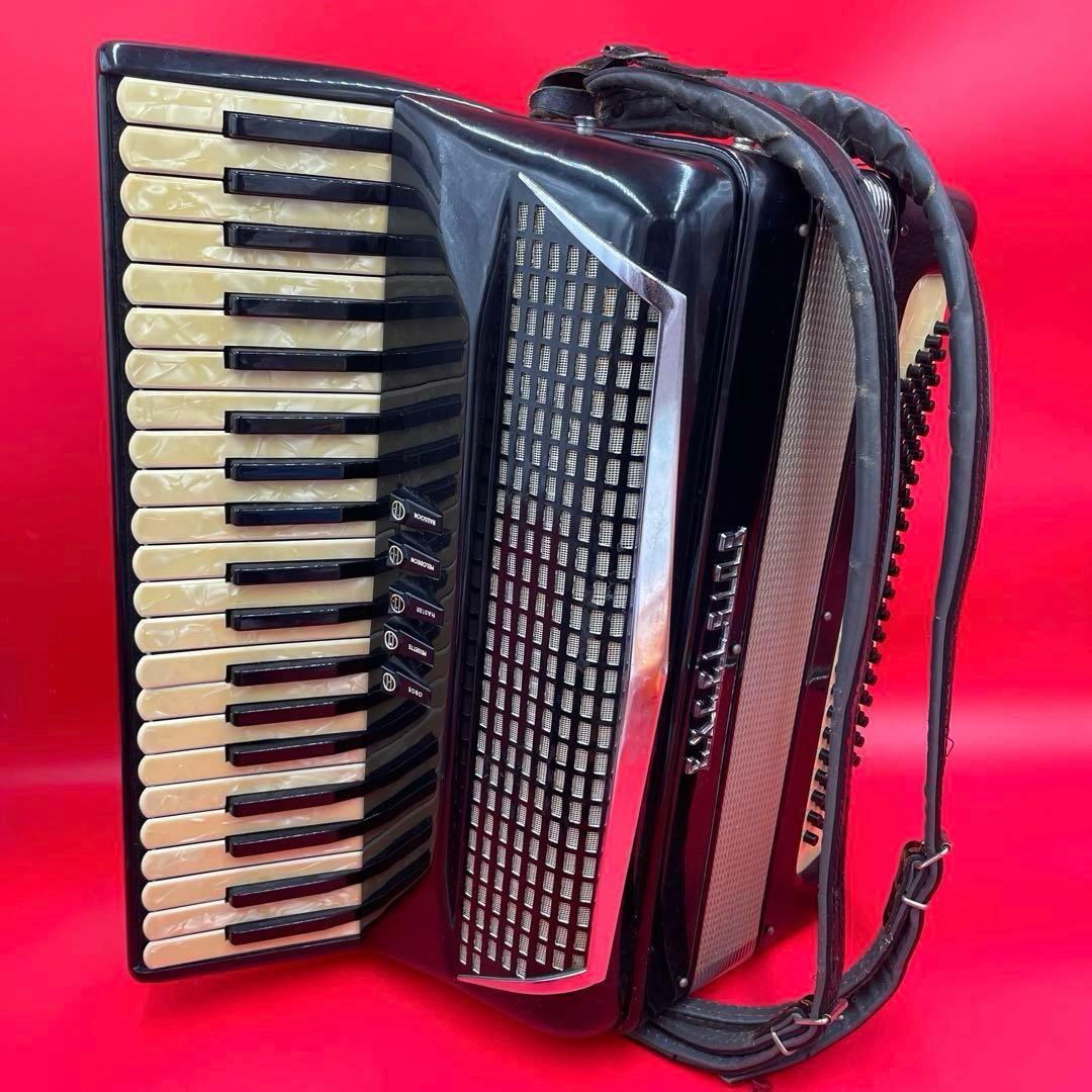 希少　EXCELSIOR mod.400　高級　アコーディオン　ケース付き　黒色