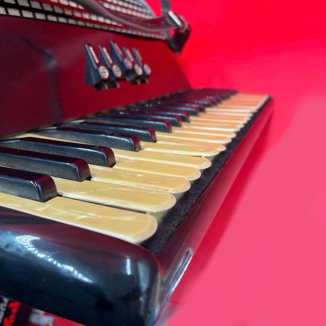 希少　EXCELSIOR mod.400　高級　アコーディオン　ケース付き　黒色