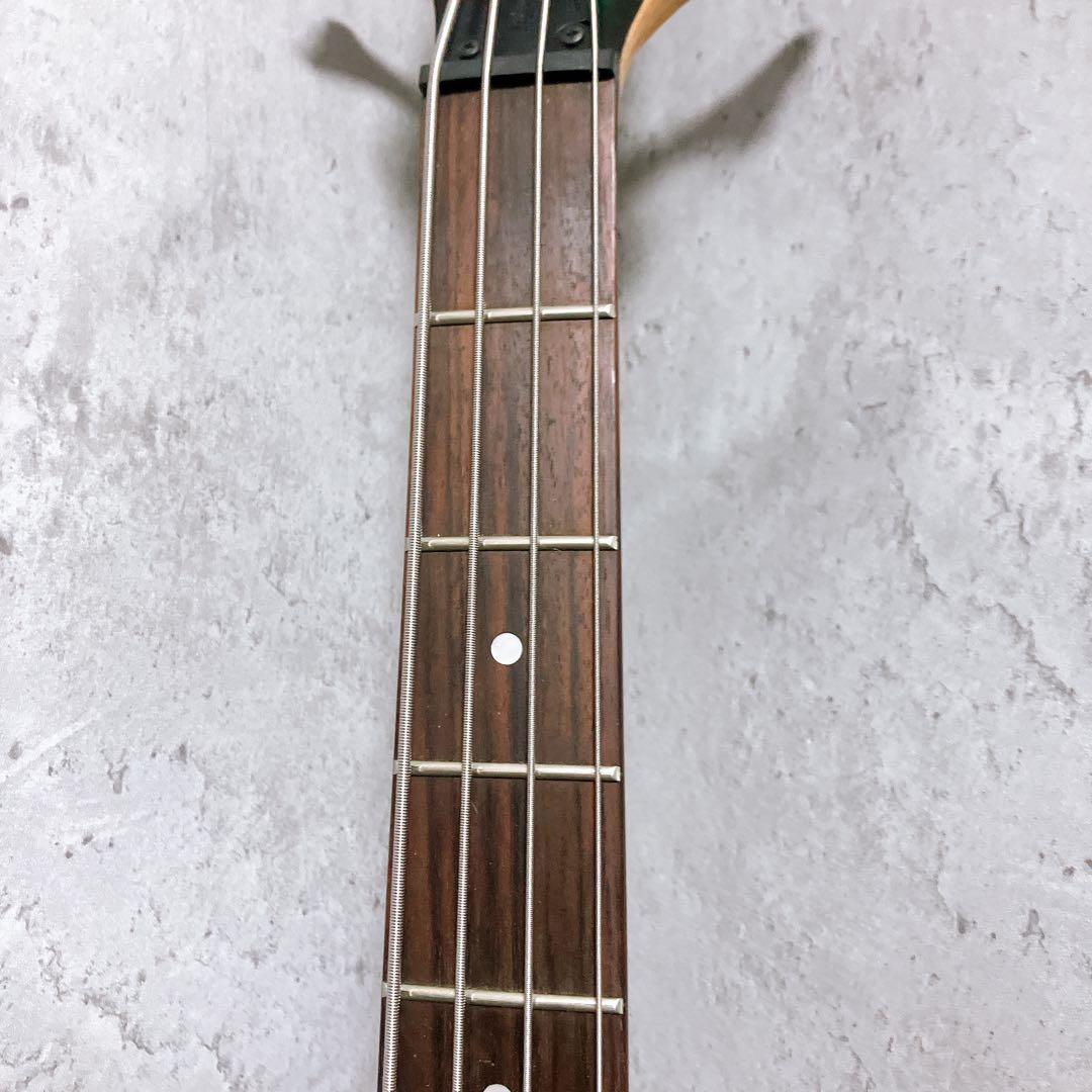 【良品】Ibanez エレキベース グリーンGSR370-TMS？