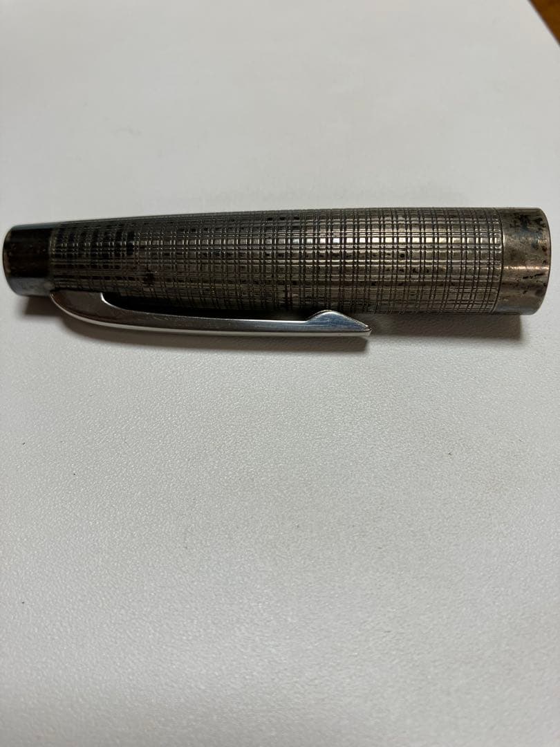PARKER 75 シズレ系 スターリングシルバー 太字 日本仕様 万年筆