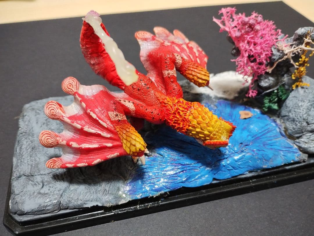 カプコンフィギュアビルダー　スタンダードモデル　プケプケ亜種　ジオラマフィギュア