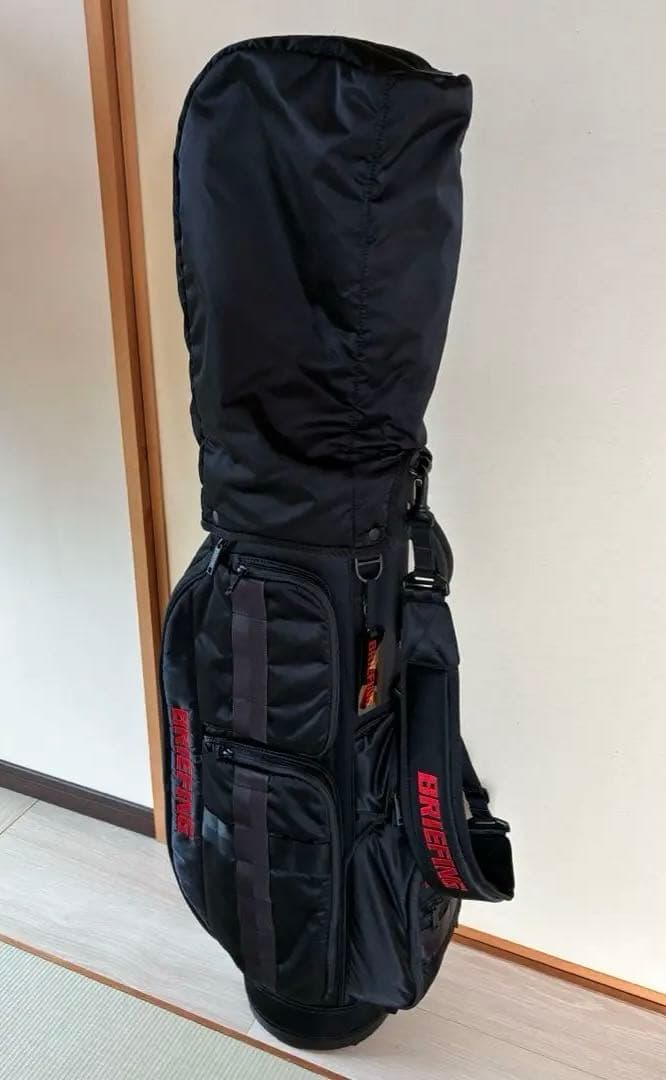 【美品】最終値下BRIEFING CR-6 ★黒★ゴルフキャディバッグ