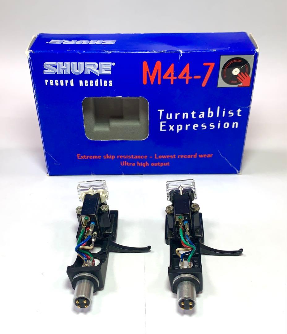 SHURE M44G M44-7カートリッジ Technicsヘッドシェルセット