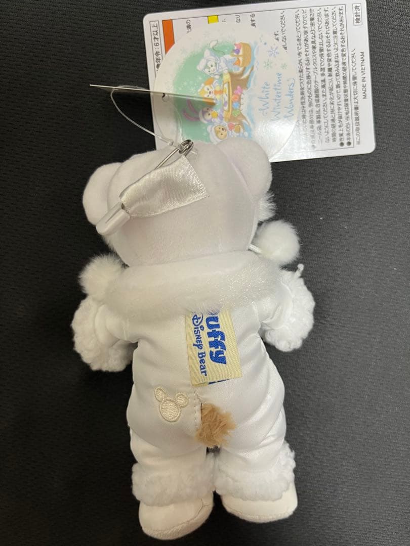 ダッフィー&フレンズ　ホワイトウィンタータイムワンダーズ　ぬいぐるみバッジセット