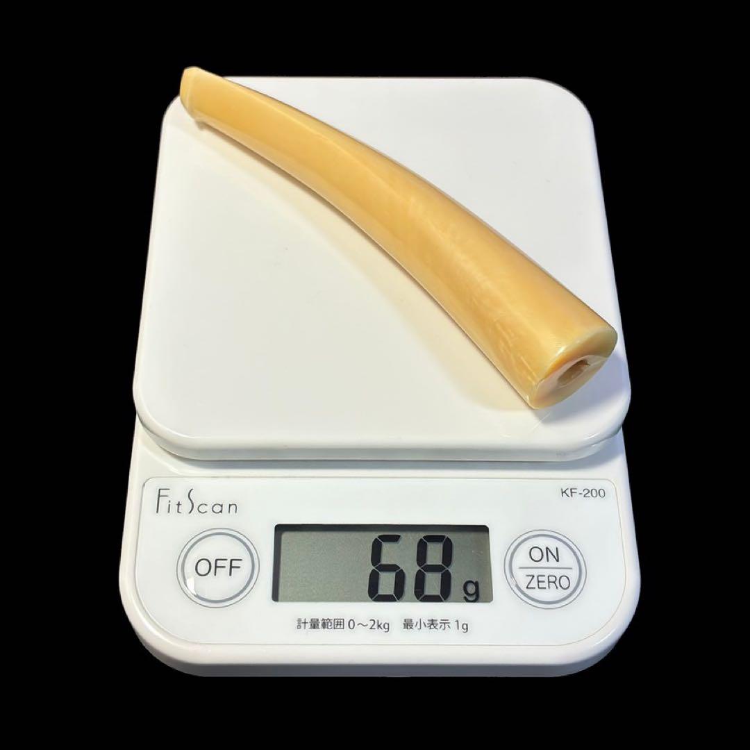 パイプ　マッコウクジラ　歯鯨　喫煙具　彫刻　特大　未使用　極上　天然素材