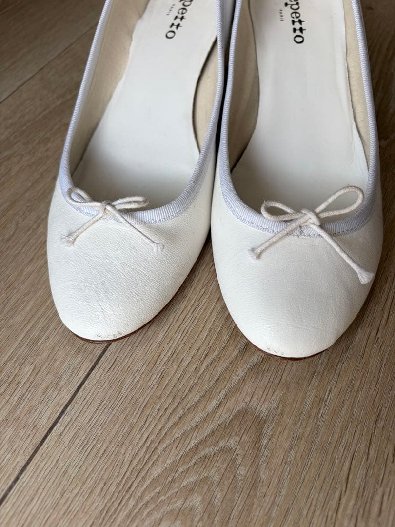 Repetto レペット　ホワイト バレエシューズ 40