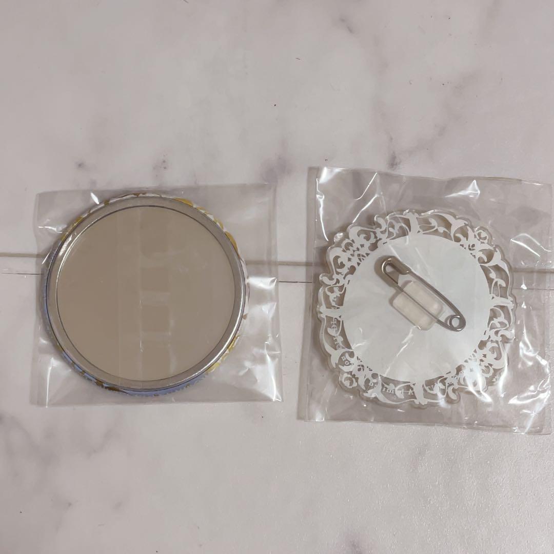 【美品】AMNESIA イッキ 缶ミラー・アクリルバッジセット