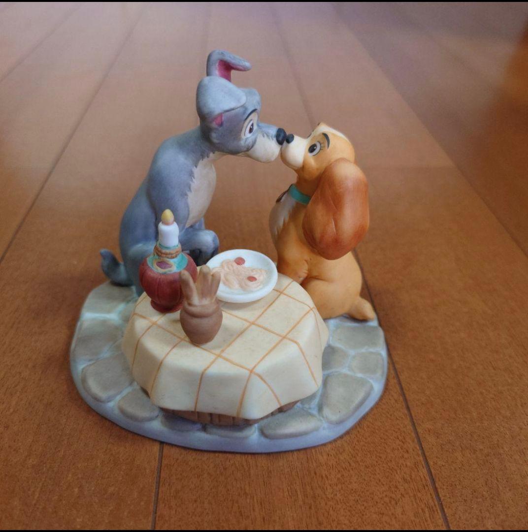 【美品レア】ディズニー わんわん物語 レディ&トランプ スゥイートキスシリーズ