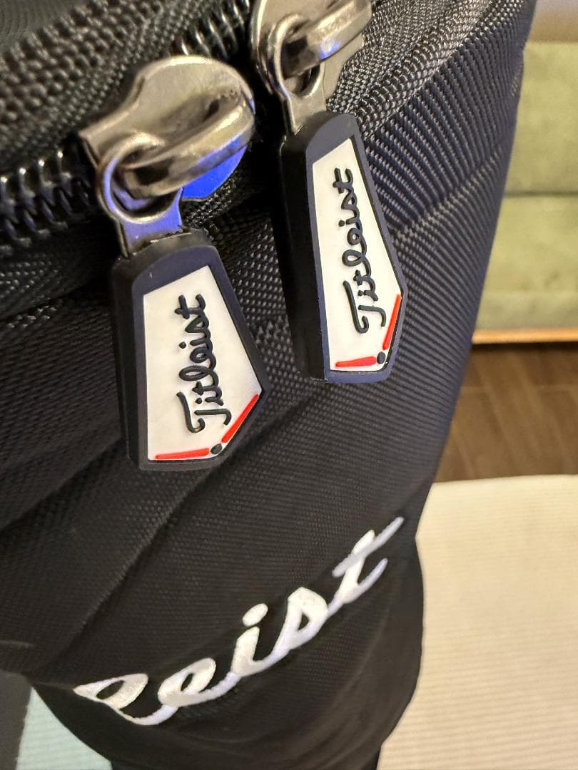 Titleist キャディバッグ 黒赤白