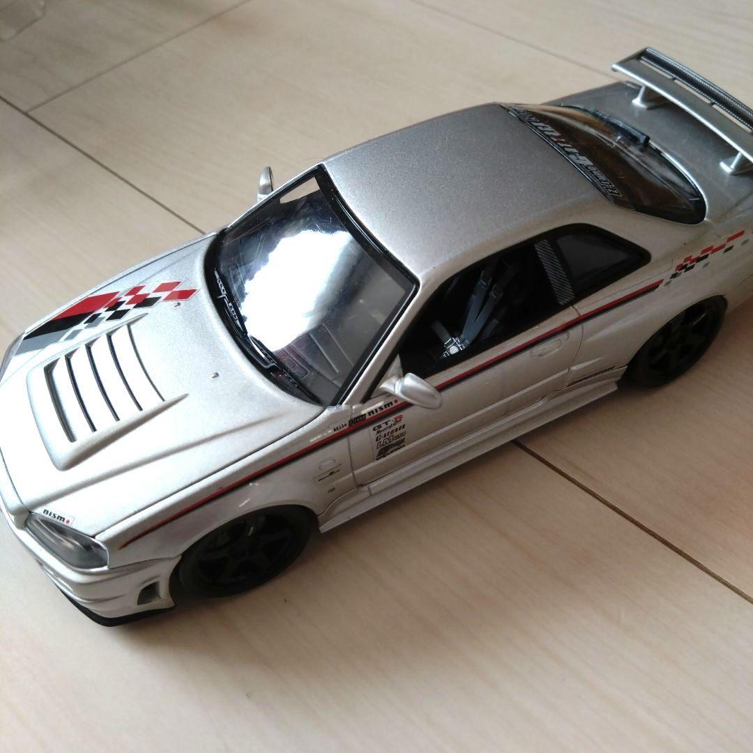 ホットワークス　スカイラインR34 NISMO　GT-R Z-Tune 1/24