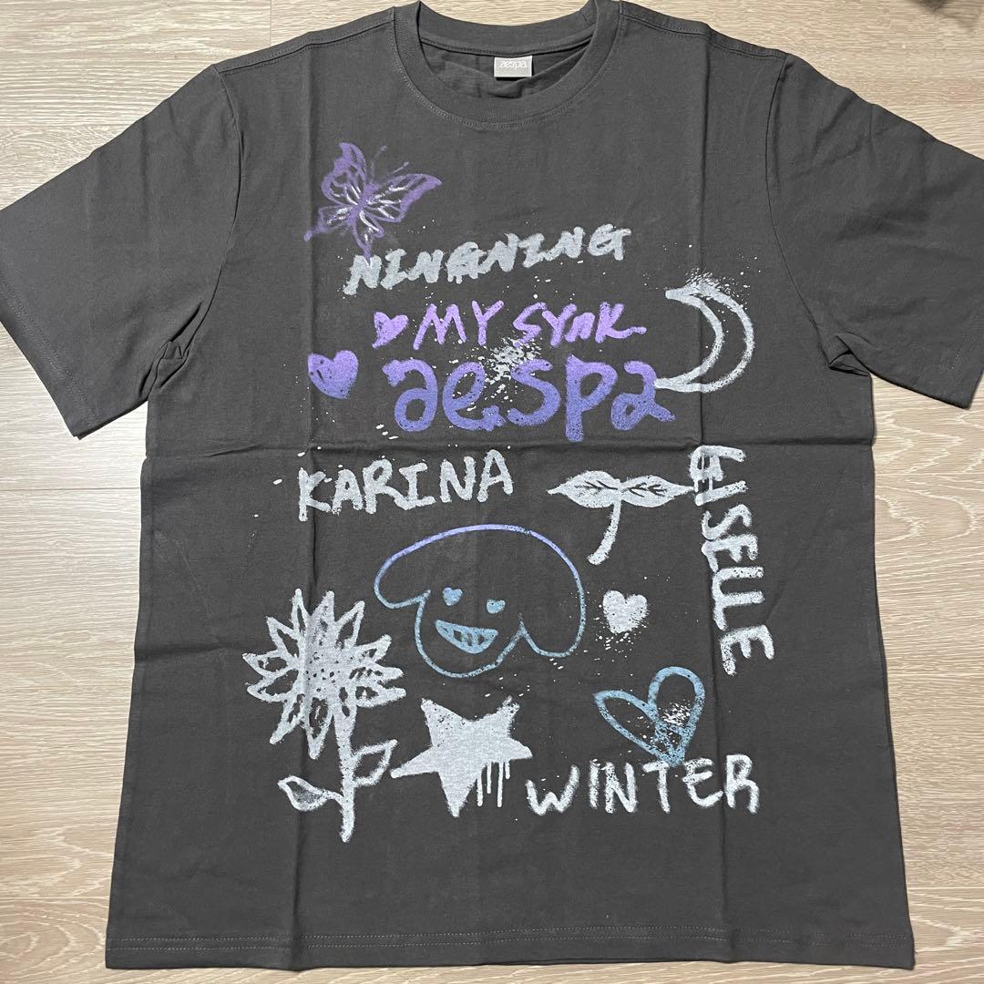 aespa ファンミ HANDWRITING T-SHIRT