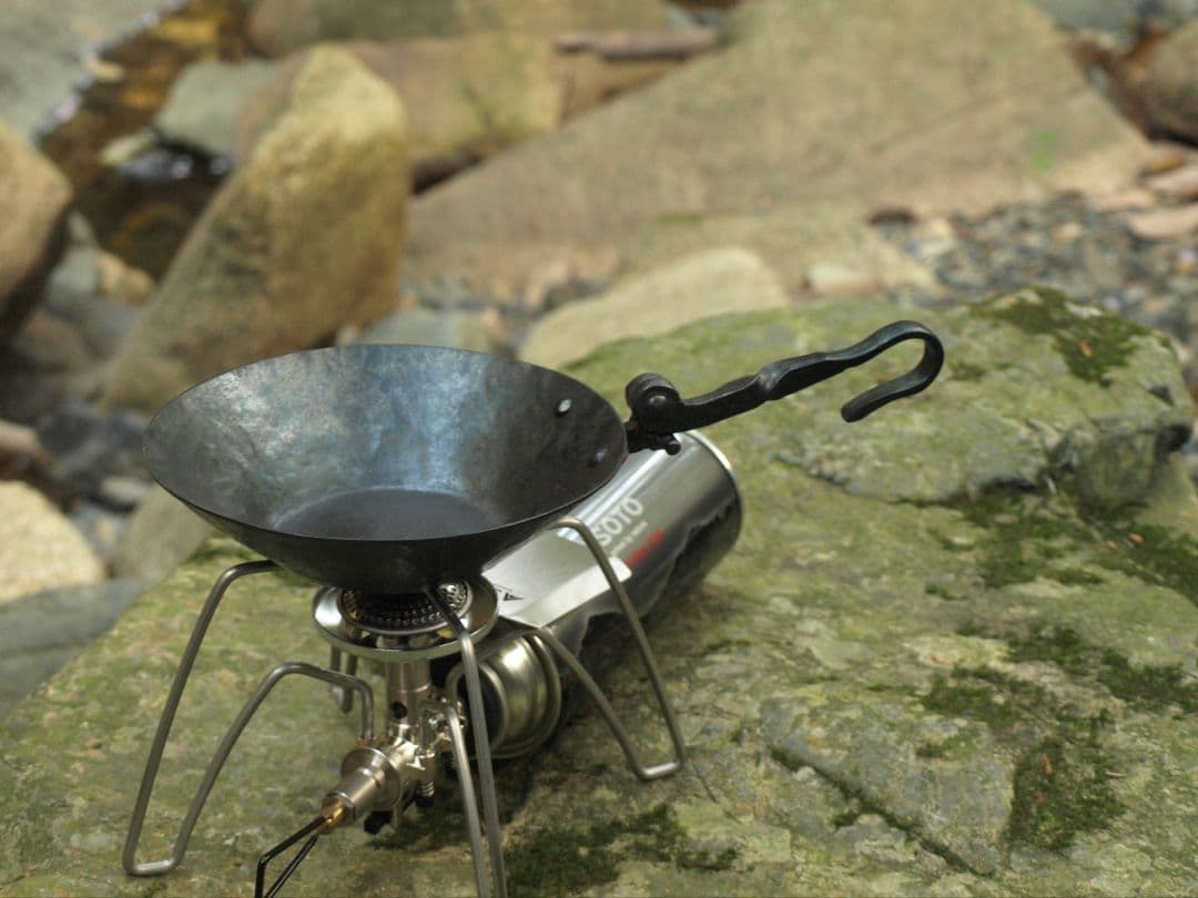 鍛造ハンドメイド折り畳み式シェラカップ　ソロキャンプ焚き火キャンプ