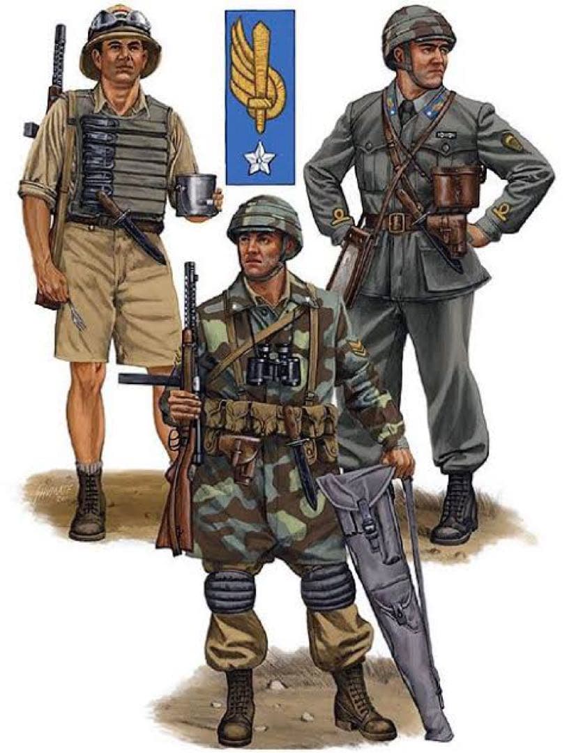 【希少】 WW2 イタリア空挺 ヘルメットカバー レプリカ