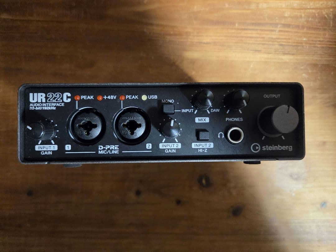 Steinberg UR22C オーディオインターフェイス