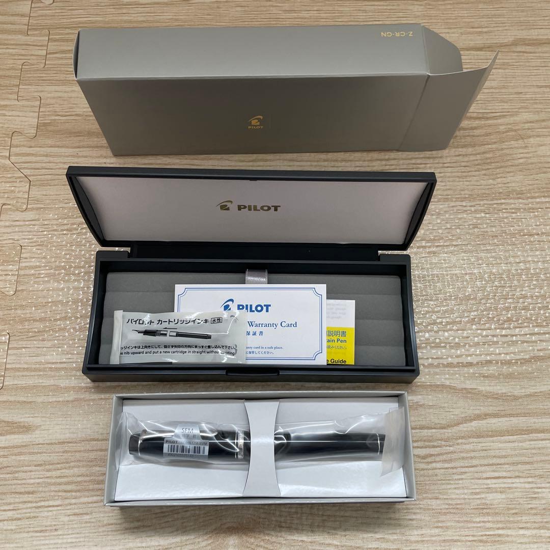 PILOT 万年筆 FK-VHIN-12SR-BSFM 中細字 ブラック