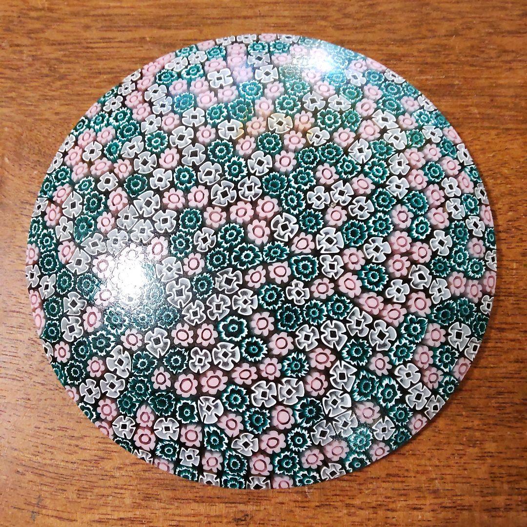 ミルフィオリ　プレート　ベネチアンガラス　直径　約11.5cm