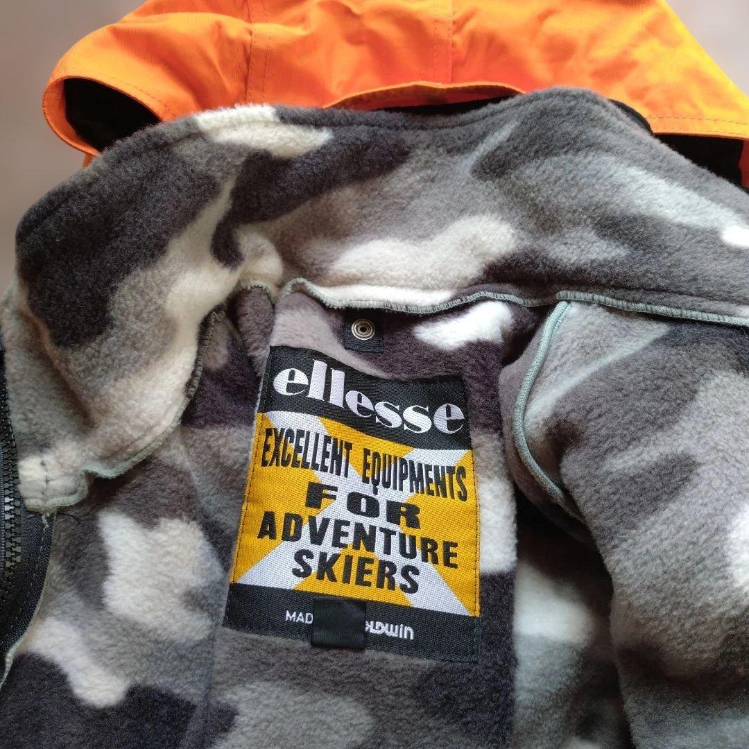 松*様 ellesse オレンジ 防水ジャケット・パンツセット、スキー、スノボー