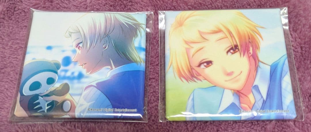 ときめきメモリアル ときメモgs4 本多行 スクエア缶バッジ バッジ ２種セット