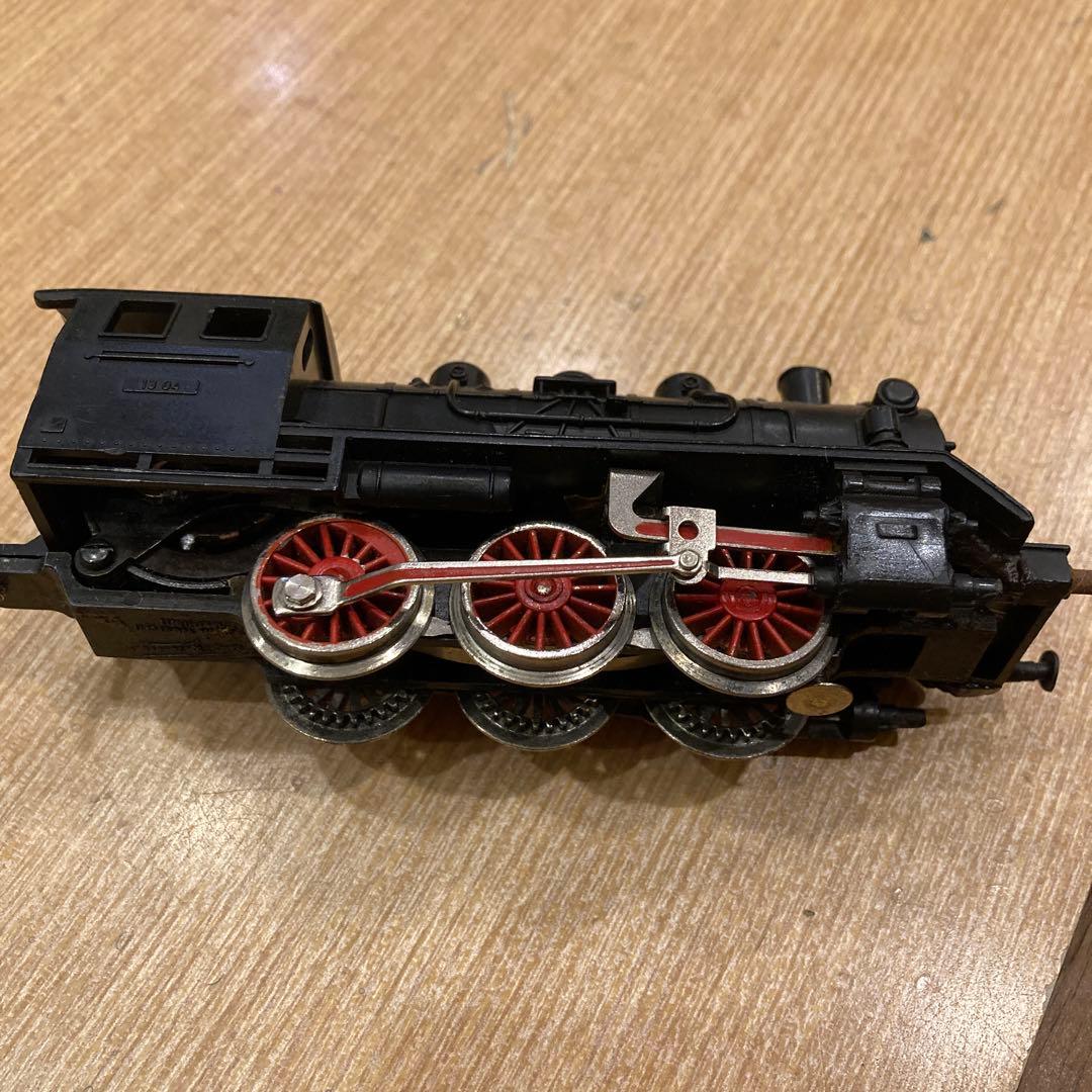 黒い蒸気機関車HOゲージモデル　ドイツ製