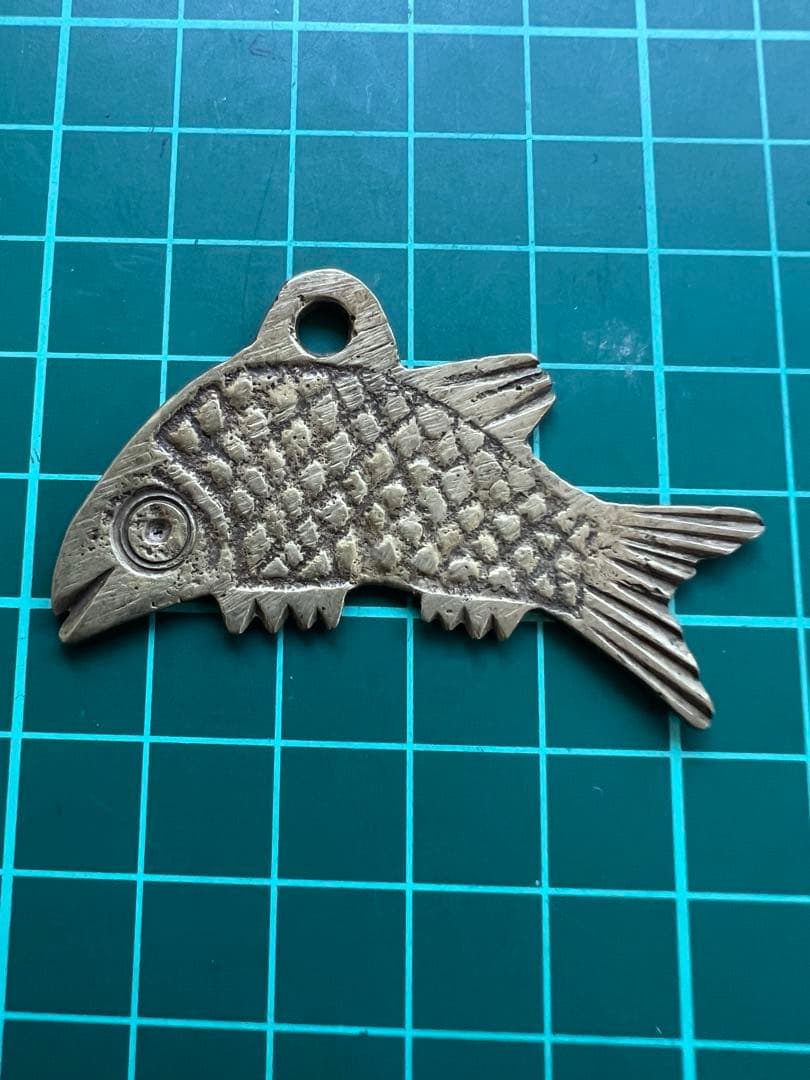 中国絵銭　魚型絵銭