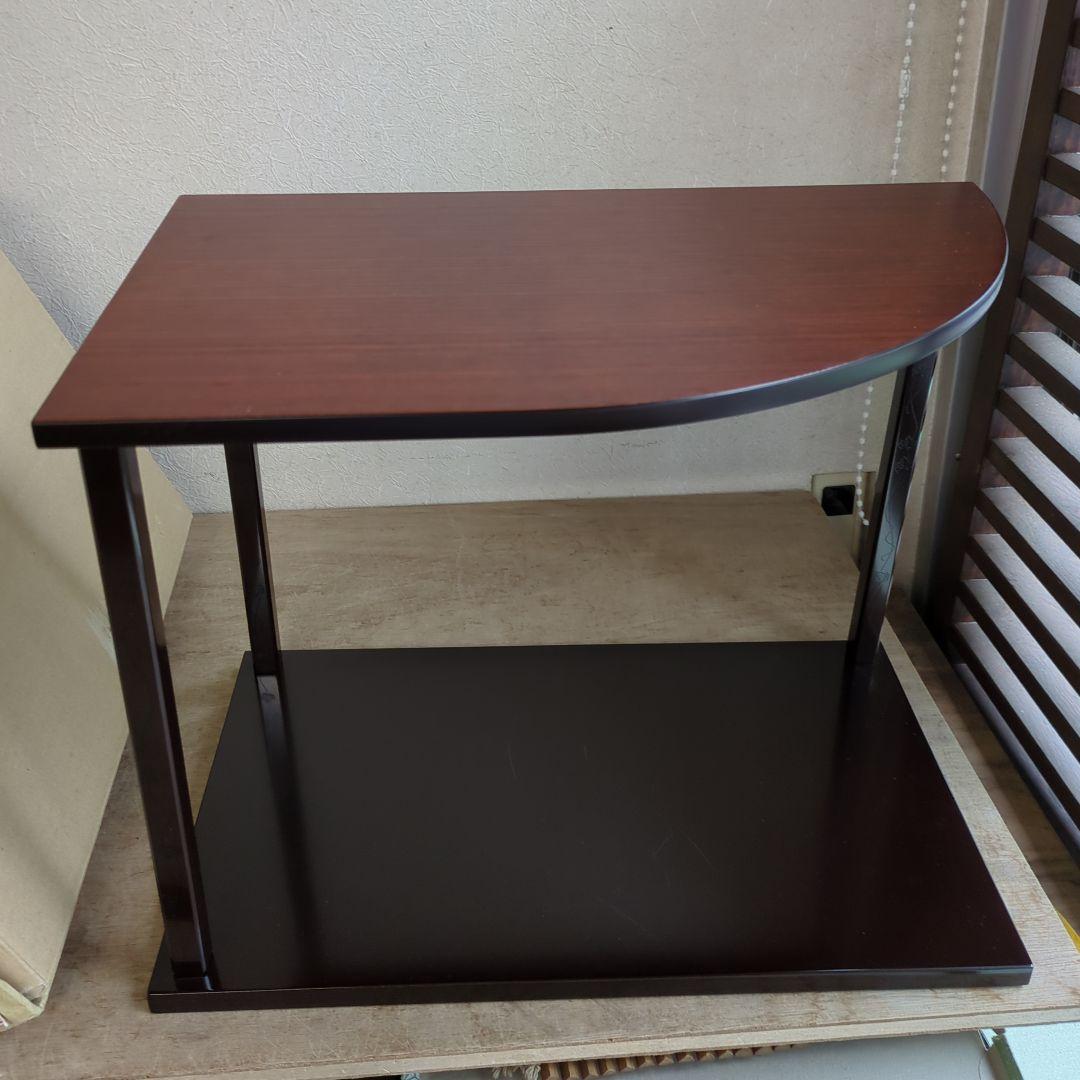 誰が袖棚 裏千家 淡々斎好み写し 木製 うるし溜塗 茶道具 組み立て式 紙箱