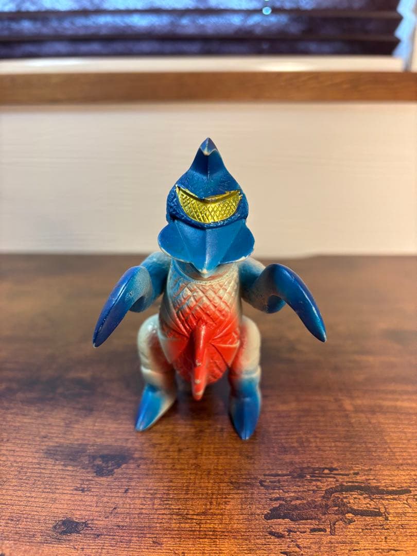 ブルマァク　ガイガン　当時物　ソフビ　ミドルサイズ　マルサン　ゴジラ　東宝　怪獣