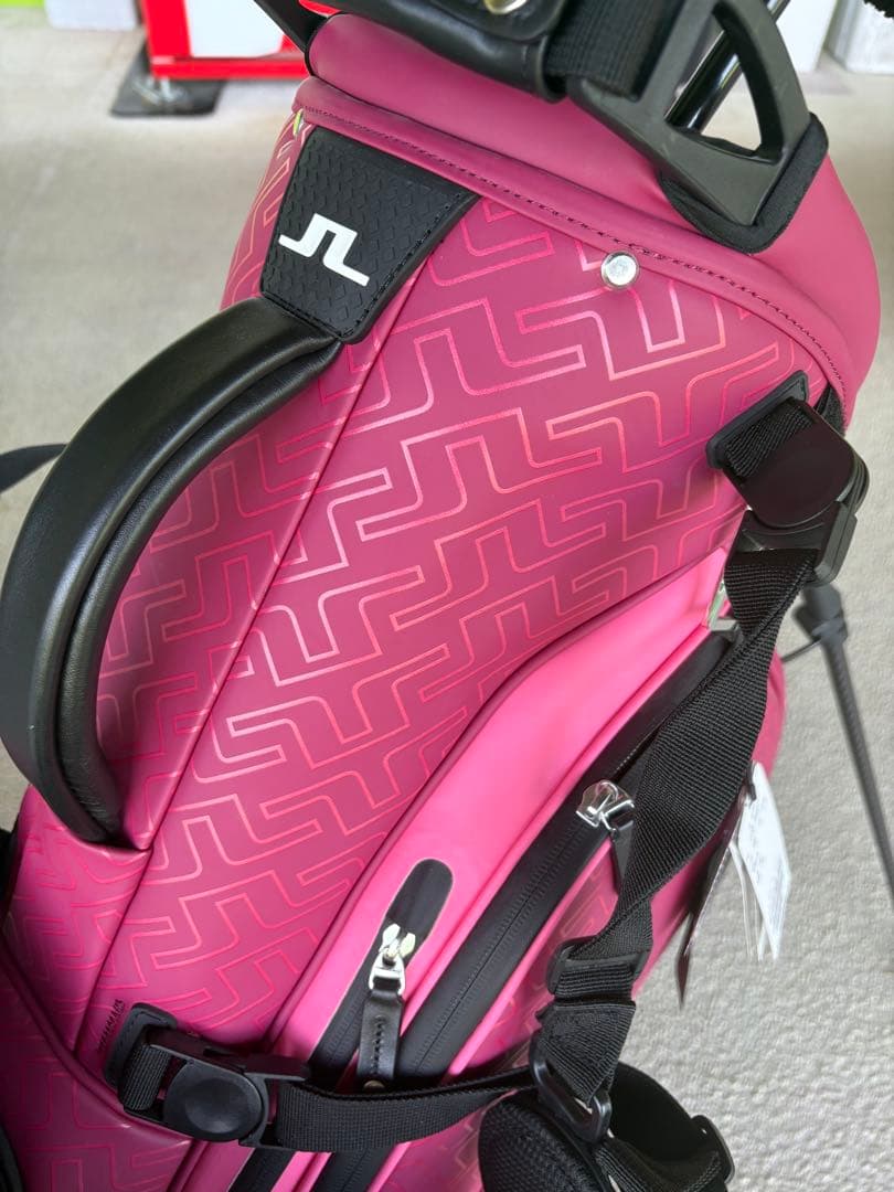 J.LINDEBERG キャディバッグ スタンド付き9型 送料無料　値下げ交渉可