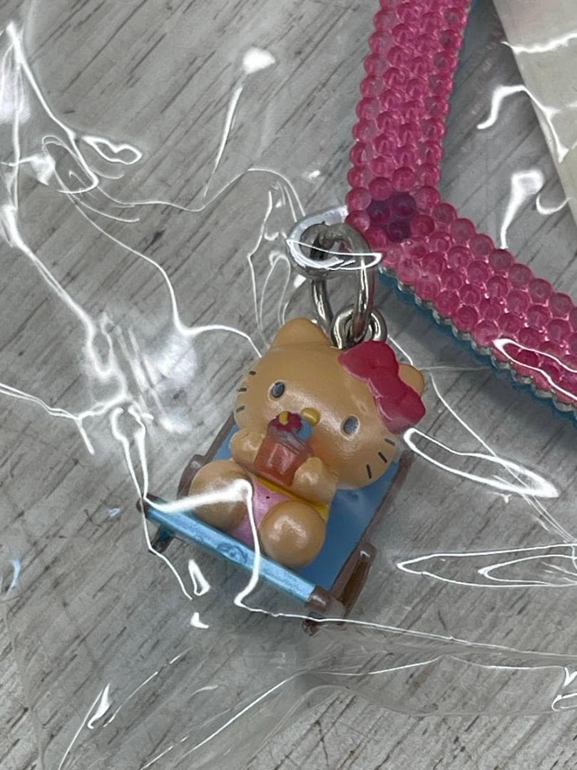 希少 当時物 キティ 夏休み海バージョン ミニバックマスコット 6種 04年