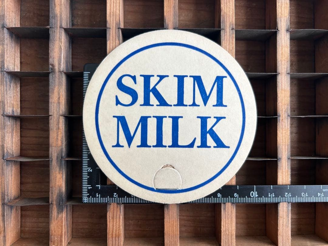 海外 vintage 特大ミルクキャップ 5枚セット